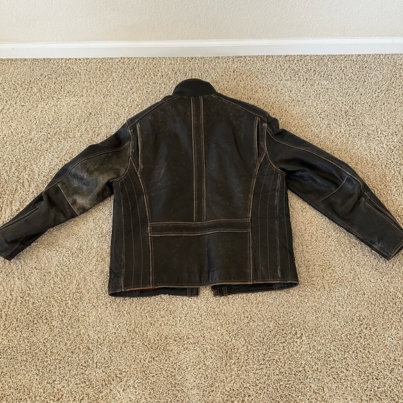 Beautiful preowned genuine leather Marc New York jacket size M. - Picture 2 of 5